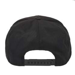 Pre Owned Givenchy Black Logo Print Canvas Cap