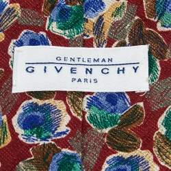 Givenchy Gentleman Multicolor Printed Silk Tie