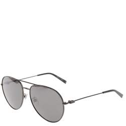 Givenchy Black/Grey Mirrored GV 7186/G/S Aviator Sunglasses