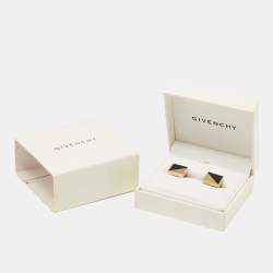 Givenchy Composite Gold Tone Toggle Cufflinks