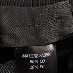 Pre Owned Givenchy Black Cotton Logo Embroidered Baseball Cap 