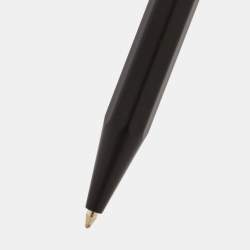 Givenchy Black Composite Gold Tone Ballpoint  Pen