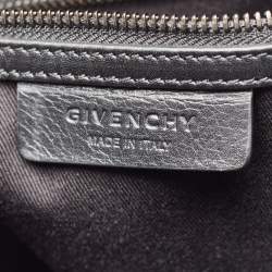 Givenchy Black Croc Embossed Leather Nightingale Trolley Luggage