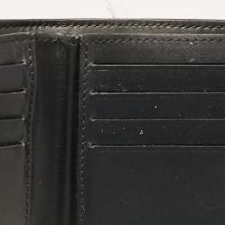 Givenchy Black Nylon Diagonal Logo Bifold Wallet