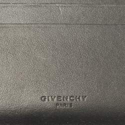 Givenchy Black Nylon Diagonal Logo Bifold Wallet