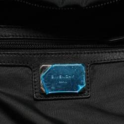 Givenchy Black Leather and Nylon Shark Print Backpack