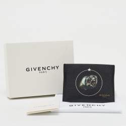 Givenchy Black Leather Monkey Brothers Card Case