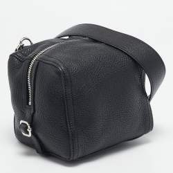 Givenchy Black Leather Mini Pandora Chain Crossbody Bag