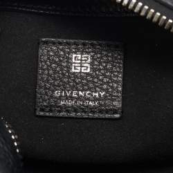 Givenchy Black Leather Mini Pandora Chain Crossbody Bag