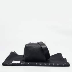 Givenchy Black Leather Mini Pandora Chain Crossbody Bag