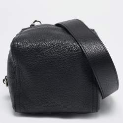 Givenchy Black Leather Mini Pandora Chain Crossbody Bag