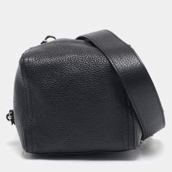 Givenchy Black Leather Mini Pandora Chain Crossbody Bag