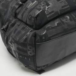 Givenchy Black Printed Padded Nylon Backpack