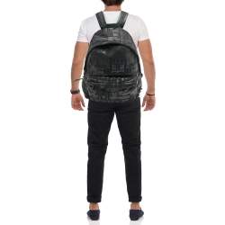 Givenchy Black Printed Padded Nylon Backpack