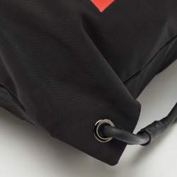 Givenchy Black Nylon Stars Stripes Drawstring Backpack