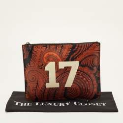 مملوكة مسبقًا حقيبة صغيرة جيفنشي جلد ثلاثي اللون بالشعار