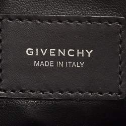 مملوكة مسبقًا حقيبة صغيرة جيفنشي جلد ثلاثي اللون بالشعار