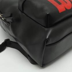 Pre Owned حقيبة ظهر جيفنشي جلد أسود لاف