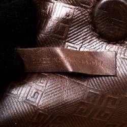 Givenchy Brown Signature Leather Messenger Bag