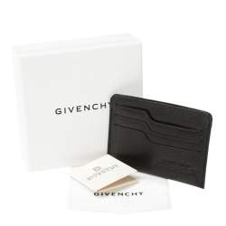 Givenchy Black Leather Card Holder
