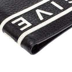 Givenchy Black Leather Logo Bifold Wallet