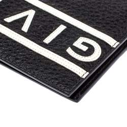 Givenchy Black Leather Logo Bifold Wallet