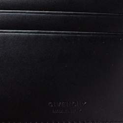 Givenchy Black Leather Logo Bifold Wallet