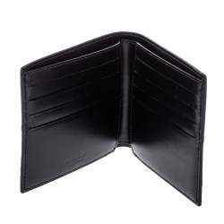 Givenchy Black Leather Logo Bifold Wallet