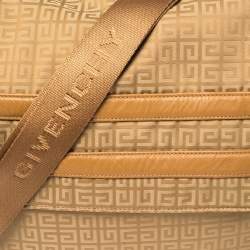 Givenchy Tan Signature Fabric and Leather Trim Messenger Bag