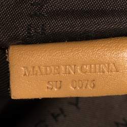 Givenchy Tan Signature Fabric and Leather Trim Messenger Bag