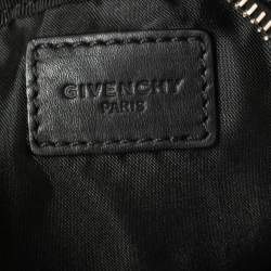 Givenchy Black Canvas Clip On Pouch