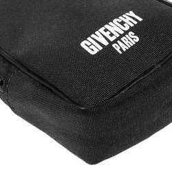 Givenchy Black Canvas Clip On Pouch