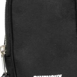 Givenchy Black Canvas Clip On Pouch
