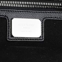 Givenchy Black Leather Double Zip Pouch