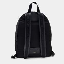 Givenchy Black Rottweiler Nylon and Leather Backpack