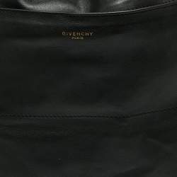 Givenchy Black Leather Drawstring Backpack