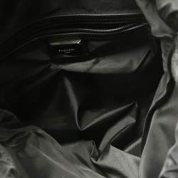 Givenchy Black Leather Drawstring Backpack