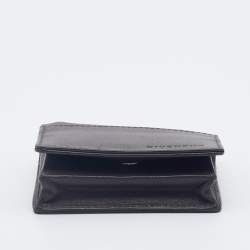 Givenchy Brown/Grey Leather And Monogram Fabric Coin Purse