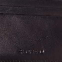Givenchy Dark Brown Leather Bifold Wallet