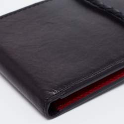 Givenchy Dark Brown Leather Bifold Wallet