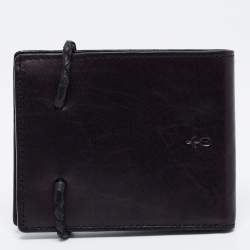 Givenchy Dark Brown Leather Bifold Wallet