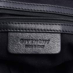 Givenchy Black Canvas and Leather Doberman Tote
