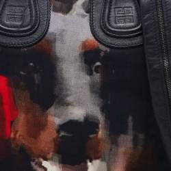 Givenchy Black Canvas and Leather Doberman Tote