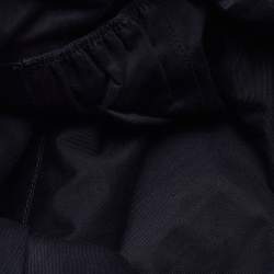 Givenchy Black Canvas and Leather Doberman Tote