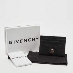 Givenchy Black Leather 4G Card Holder