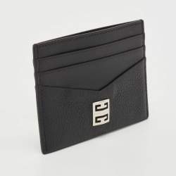 Givenchy Black Leather 4G Card Holder