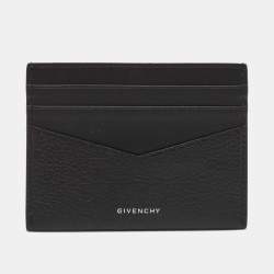 Givenchy Black Leather 4G Card Holder