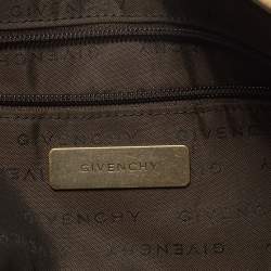 Givenchy Beige/Tan Monogram Nylon and Leather Messenger Bag