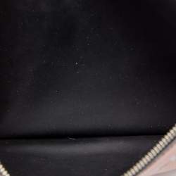 Givenchy Brick Red Pebbled Leather Basketball Clutch