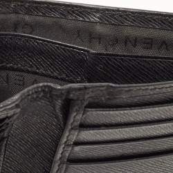 Givenchy Black Leather Bifold Flap Wallet